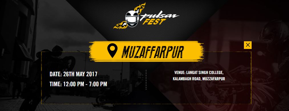 pulsarfest 2017 muzaffarpur