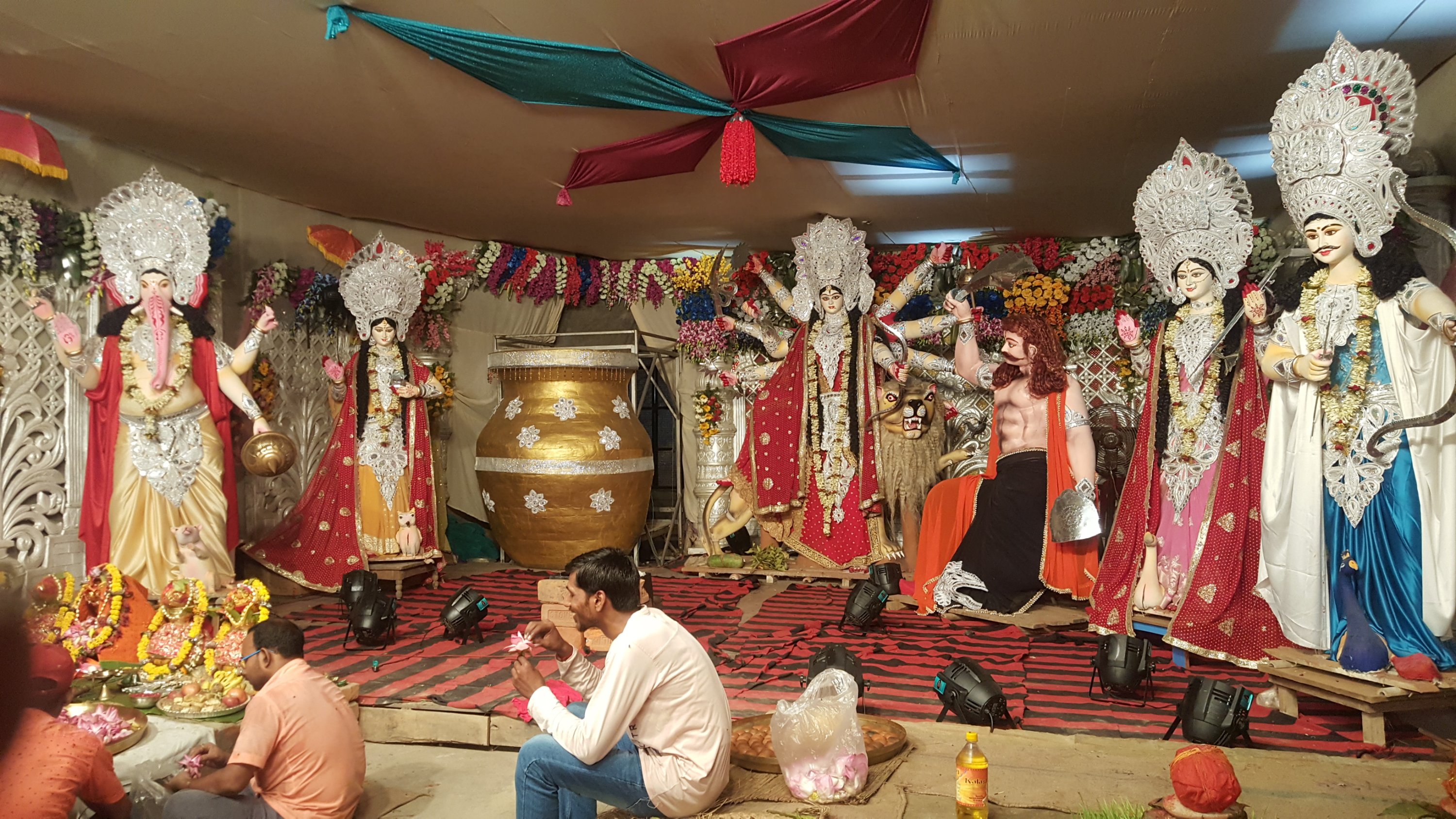 दुर्गा पूजा मुज़फ़्फ़रपुर की पूरी झलक़ 2017