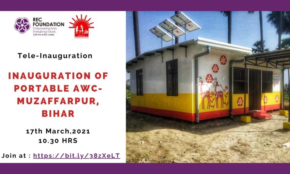 Solar powered Smart Anganwadi at Muzaffarpur