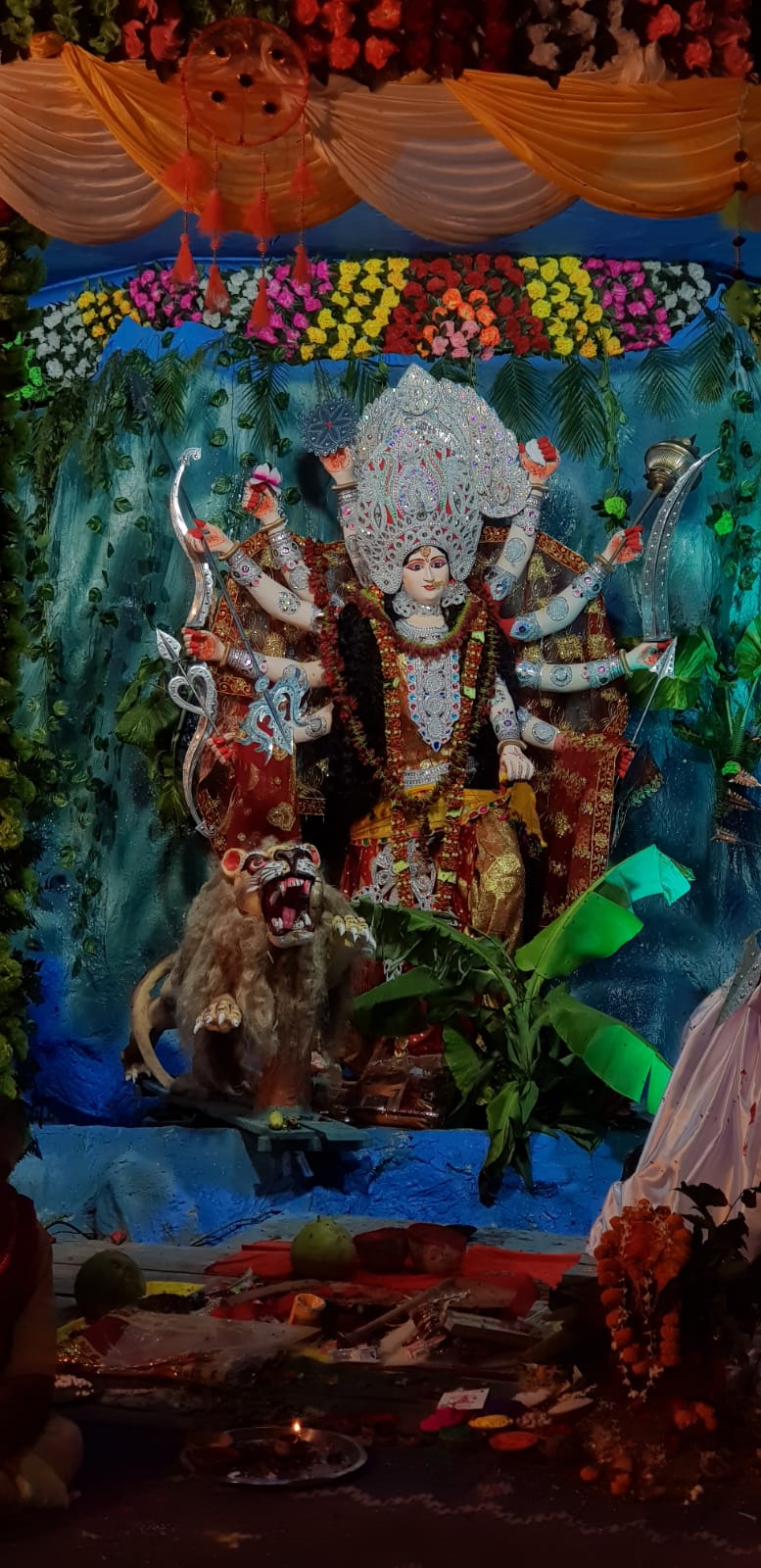 Santoshi Mata Mandir Durga Puja 2021 2