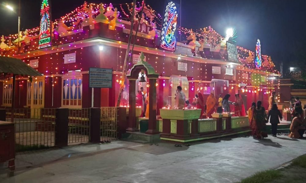 Deepawali at Devi Mandir Muzaffarpur 2021