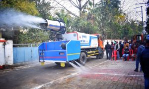 Muzaffarpur Nagar Nigam deployed 3 Anti-smog guns in the city