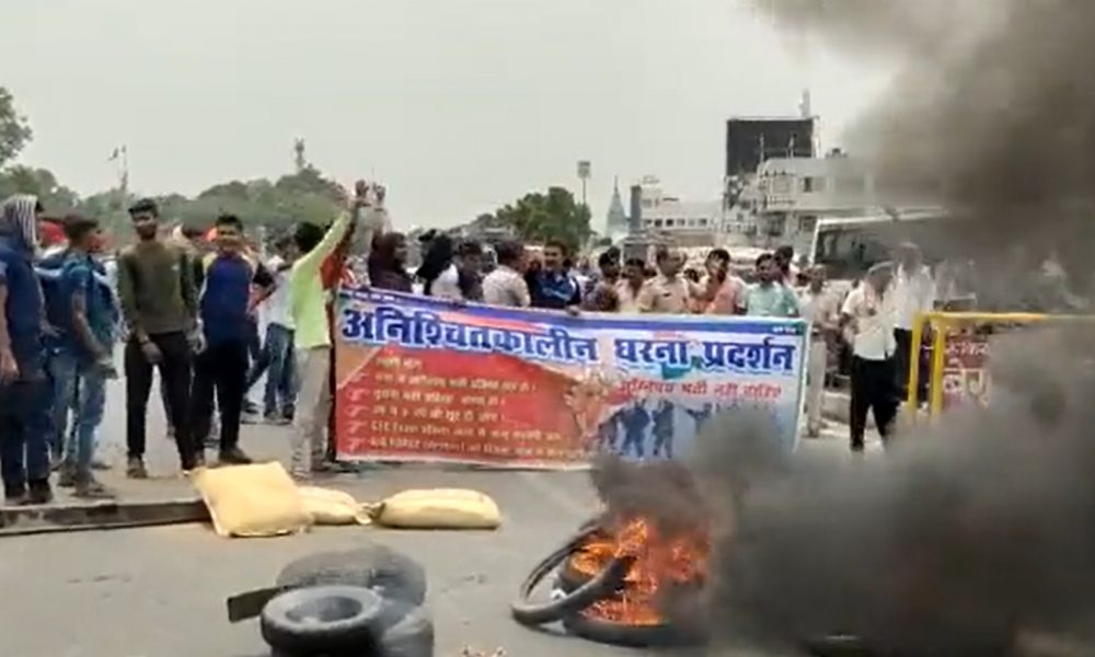 Agnipath Protest at LS College Muzaffarpur