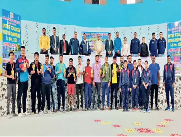 इंटर कॉलेज कुश्ती प्रतियोगिता:57, 86 व 97 किग्रा भार वर्ग में एलएस कॉलेज का दबदबा
