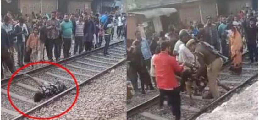 पुलिस की ‘जानलेवा’ करतूत: सब्जी वाले का तराजू रेलवे ट्रैक पर फेंका, उठाने गया तो कट गए दोनों पैर