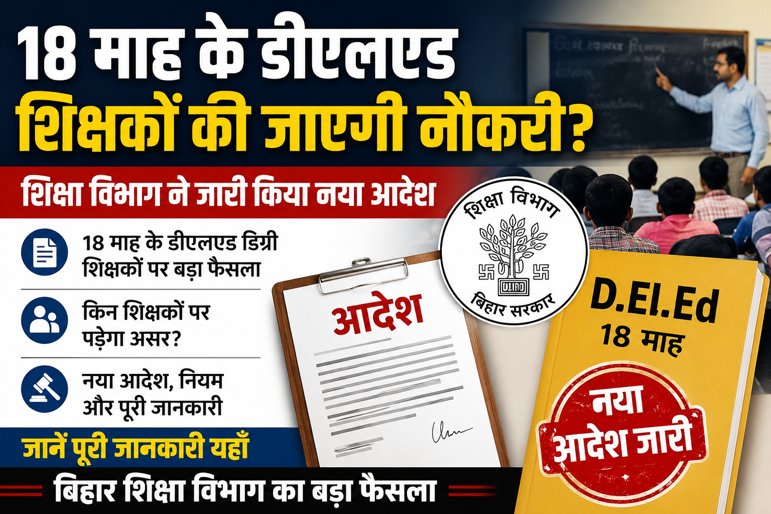 18 माह के डीएलएड शिक्षकों की जाएगी नौकरी?